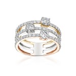 14K Gold Hoop Rings for Women