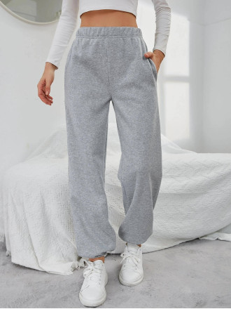 Flared casual pants