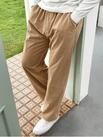 Flared casual pants