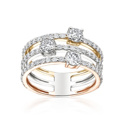 14K Gold Hoop Rings for Women