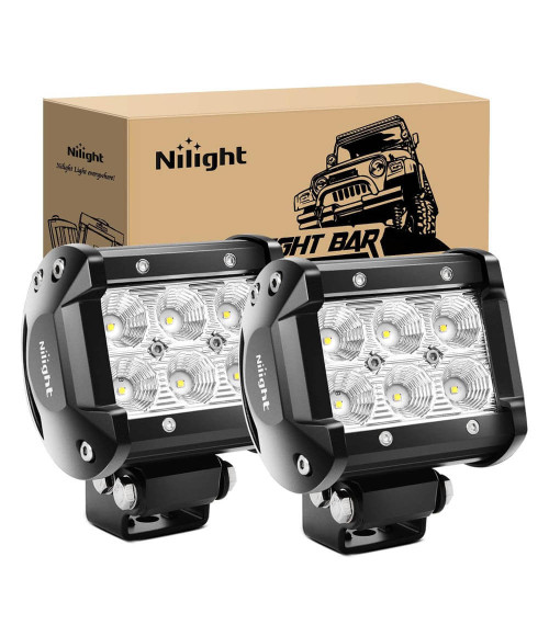 Nilight Led Pods 2Pcs 18W