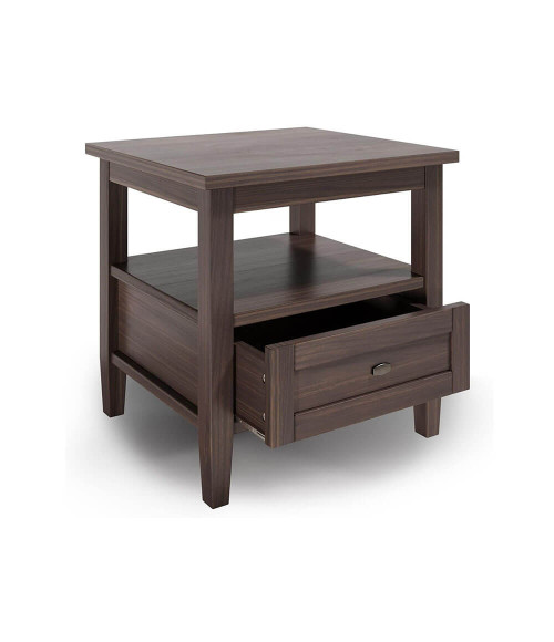 Wide Rectangle End Table