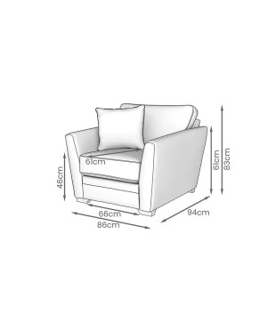 Long Beach Armchair Velvet