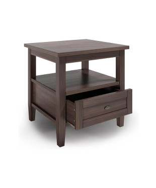 Wide Rectangle End Table