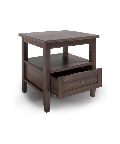 Wide Rectangle End Table