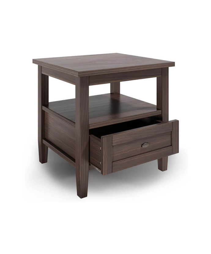 Wide Rectangle End Table